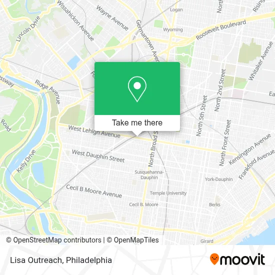 Lisa Outreach map