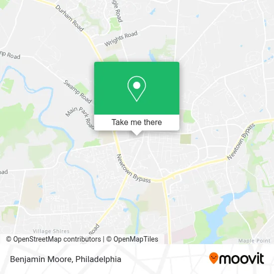 Benjamin Moore map