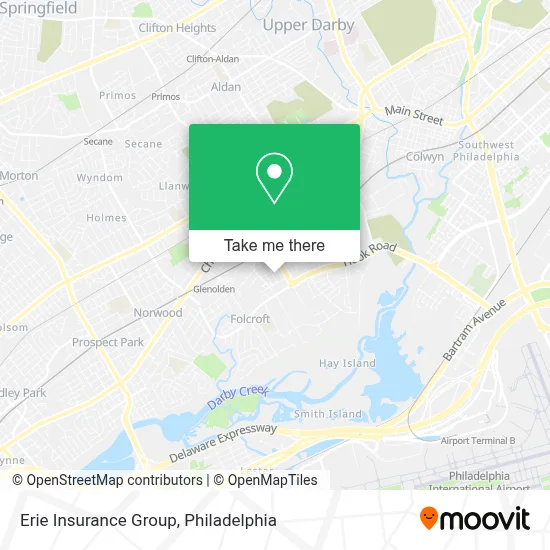 Erie Insurance Group map