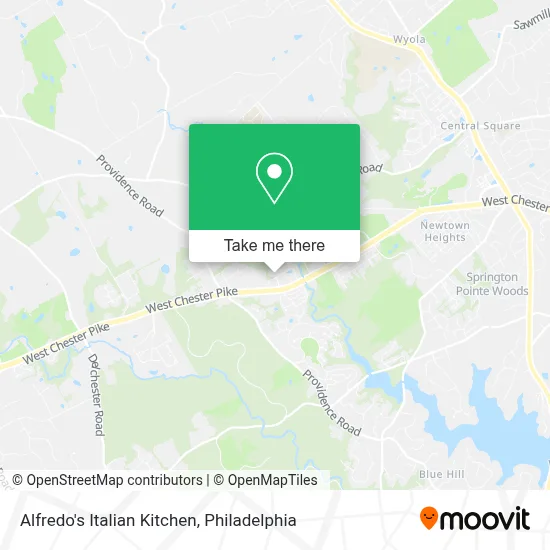 Alfredo's Italian Kitchen map