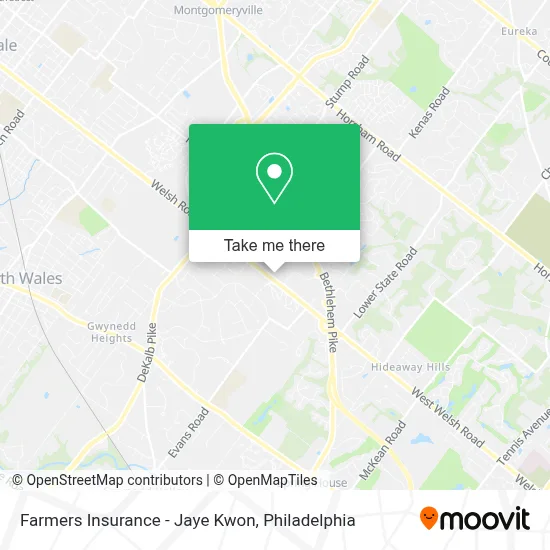 Farmers Insurance - Jaye Kwon map