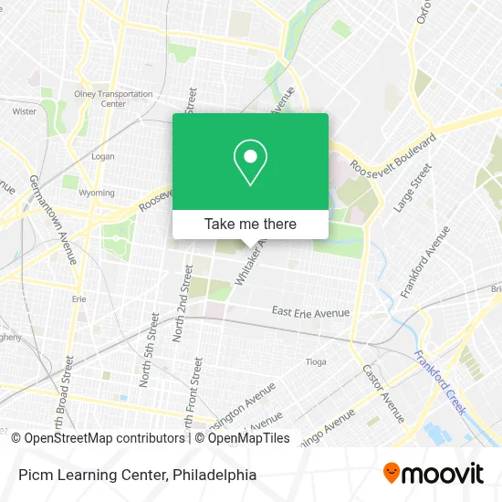 Picm Learning Center map