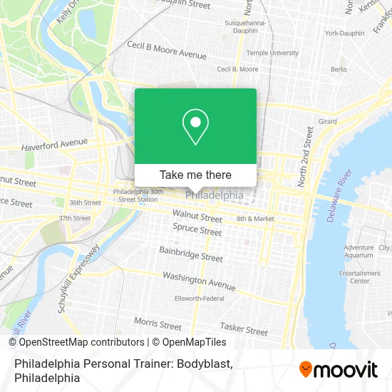 Philadelphia Personal Trainer: Bodyblast map