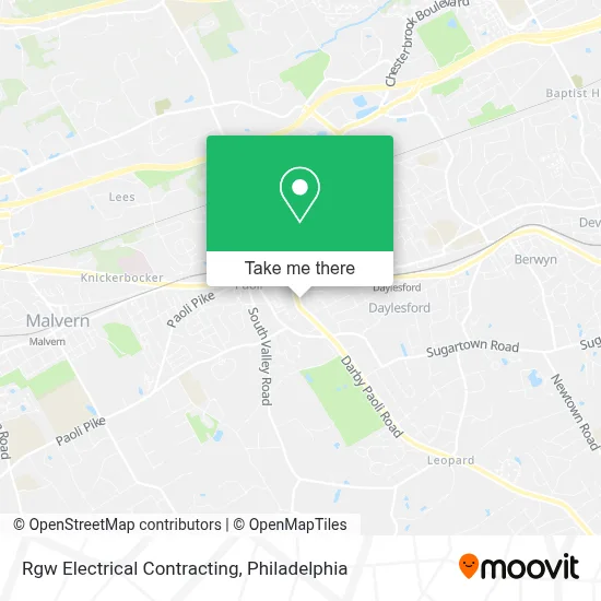 Rgw Electrical Contracting map