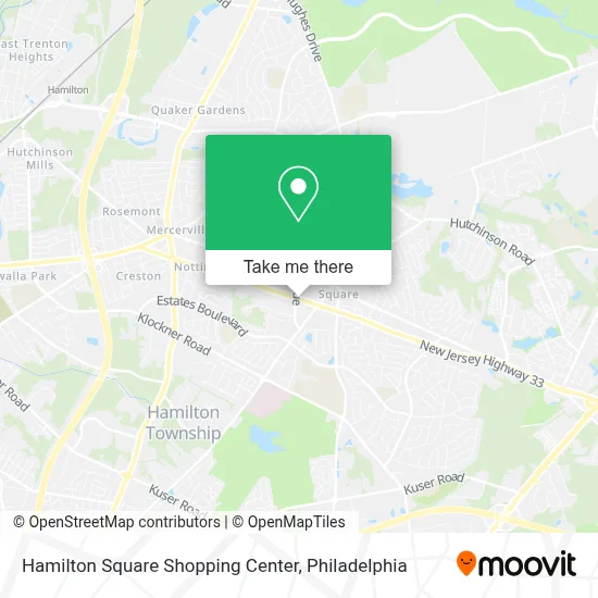 Hamilton Square Shopping Center map