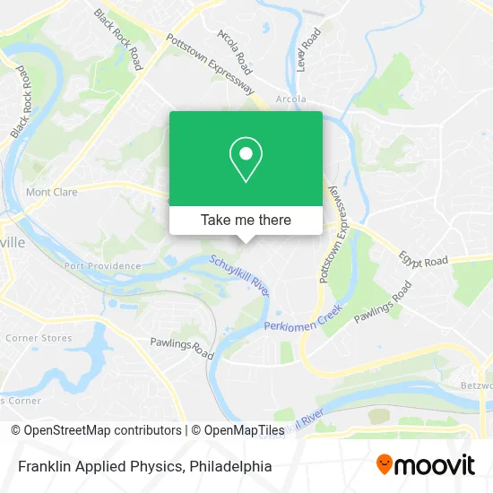 Franklin Applied Physics map