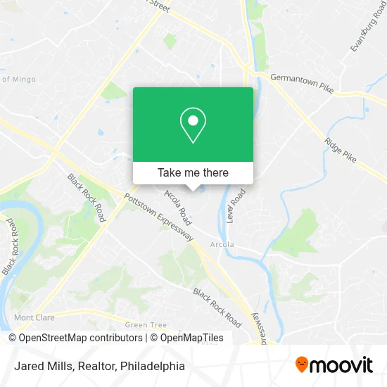 Jared Mills, Realtor map