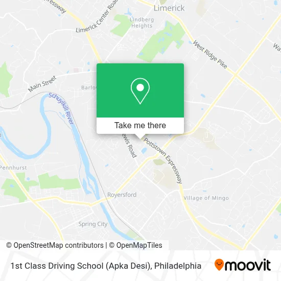 1st Class Driving School (Apka Desi) map