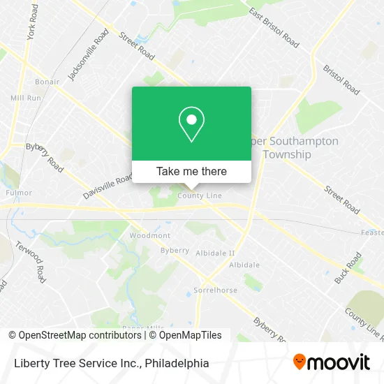 Liberty Tree Service Inc. map