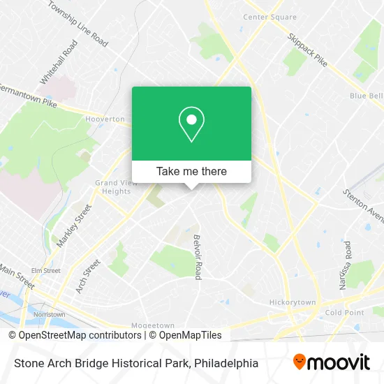 Stone Arch Bridge Historical Park map