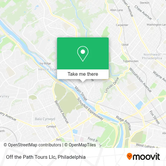 Off the Path Tours Llc map