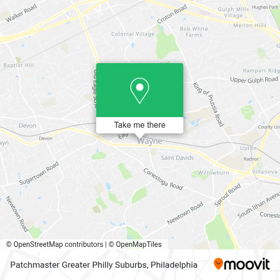 Patchmaster Greater Philly Suburbs map