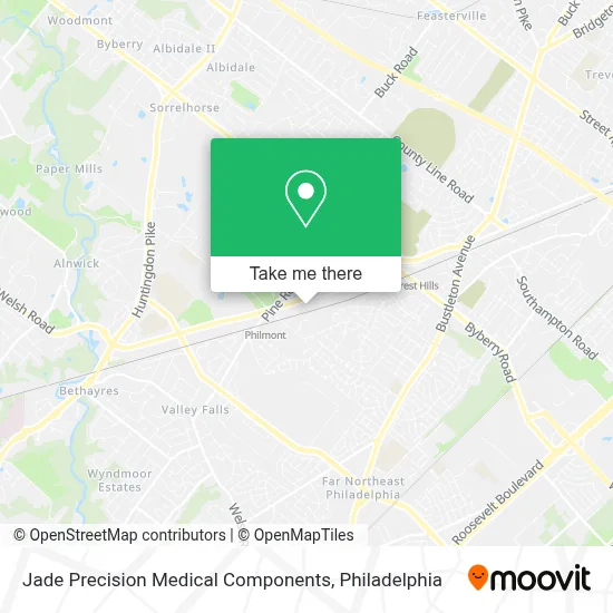 Jade Precision Medical Components map