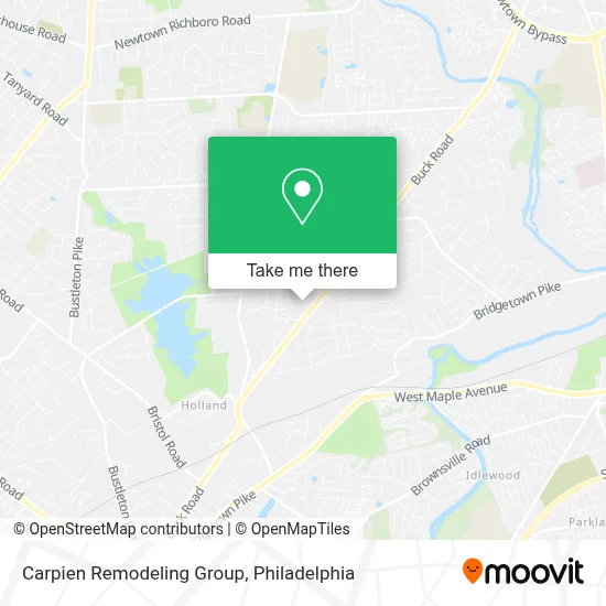Carpien Remodeling Group map
