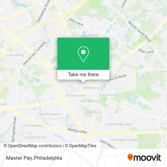 Master Pay map