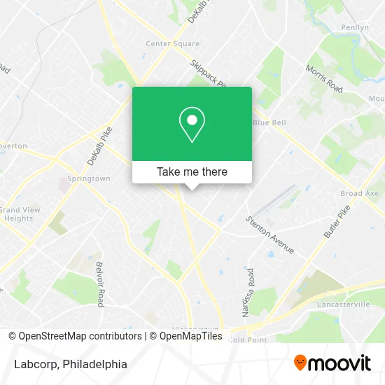 Labcorp map