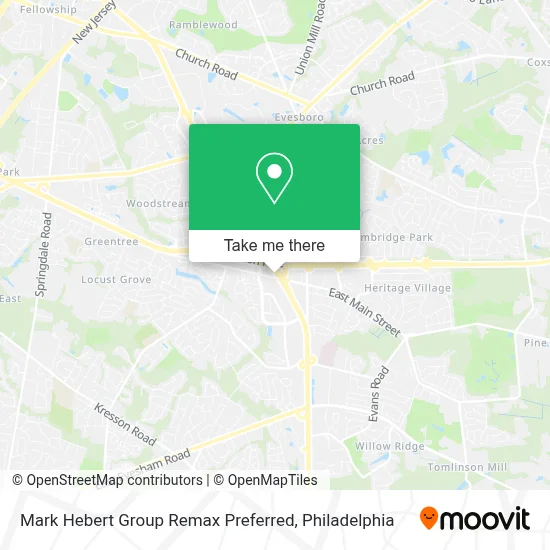 Mark Hebert Group Remax Preferred map