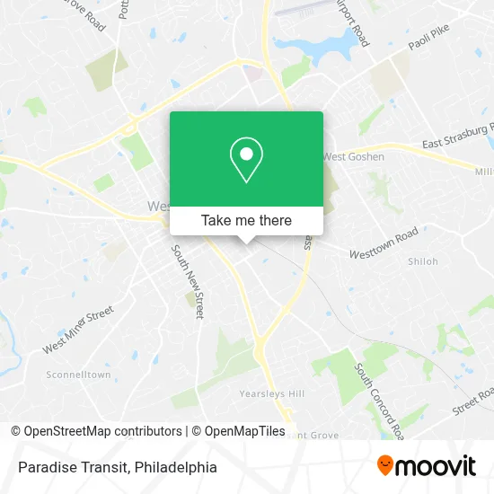 Paradise Transit map