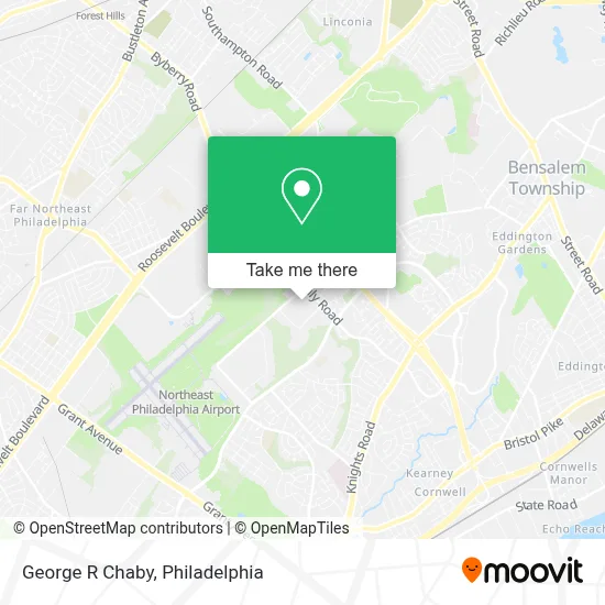 George R Chaby map