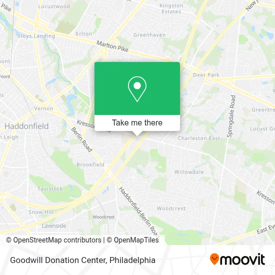 Goodwill Donation Center map