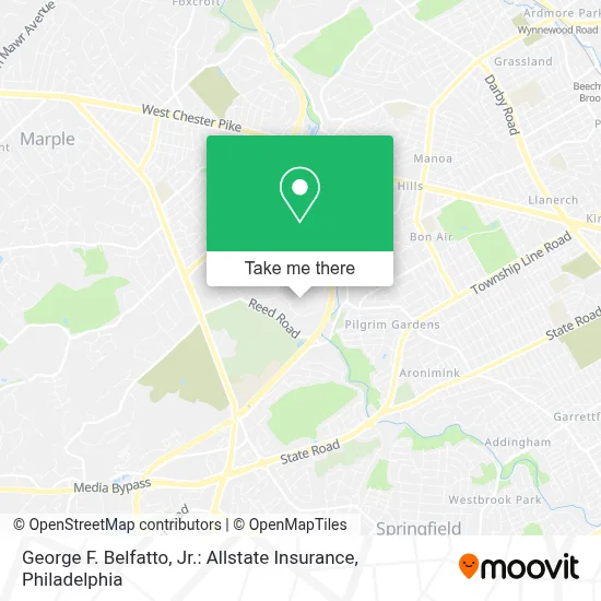George F. Belfatto, Jr.: Allstate Insurance map