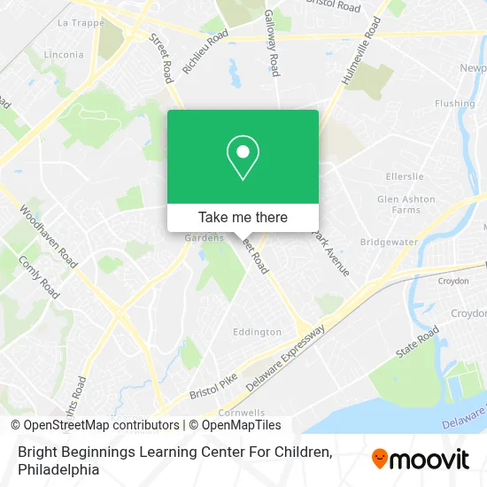 Bright Beginnings Learning Center For Children map