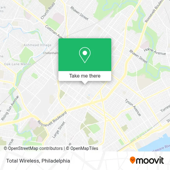 Total Wireless map