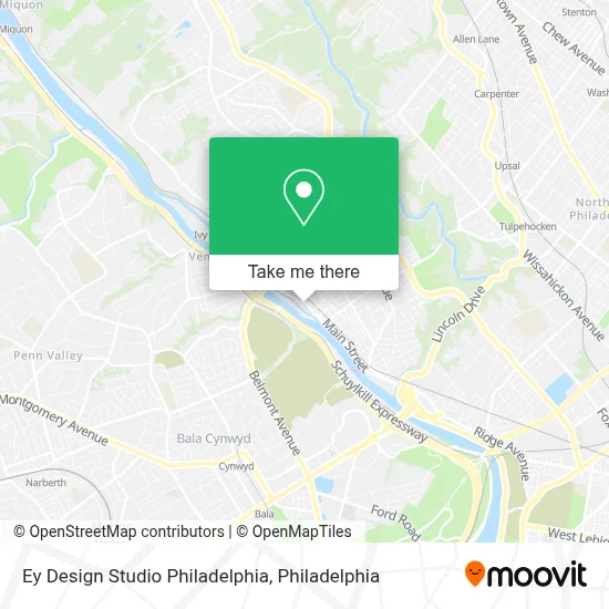 Ey Design Studio Philadelphia map