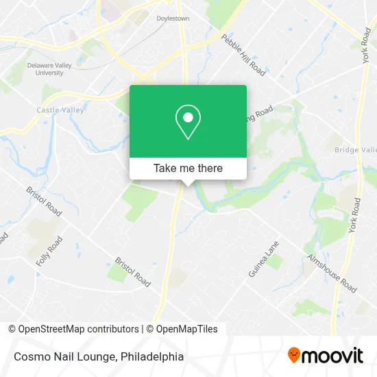 Cosmo Nail Lounge map