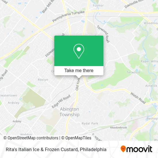 Rita's Italian Ice & Frozen Custard map