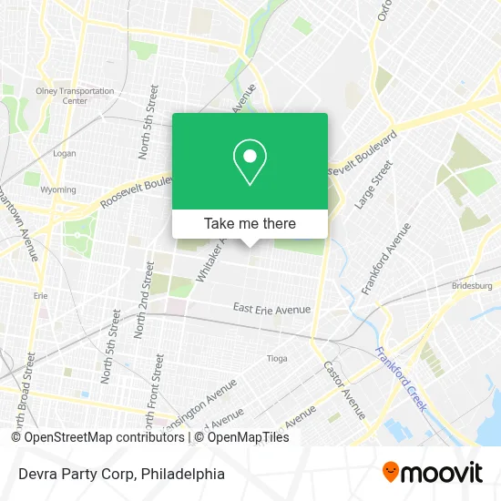 Devra Party Corp map