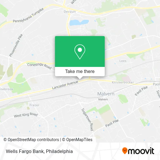 Wells Fargo Bank map