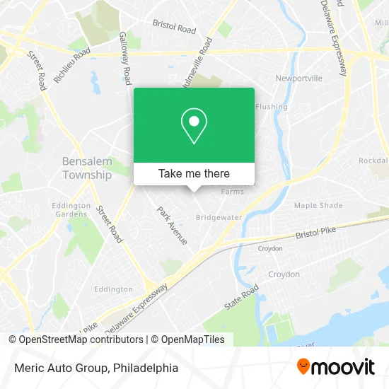 Meric Auto Group map