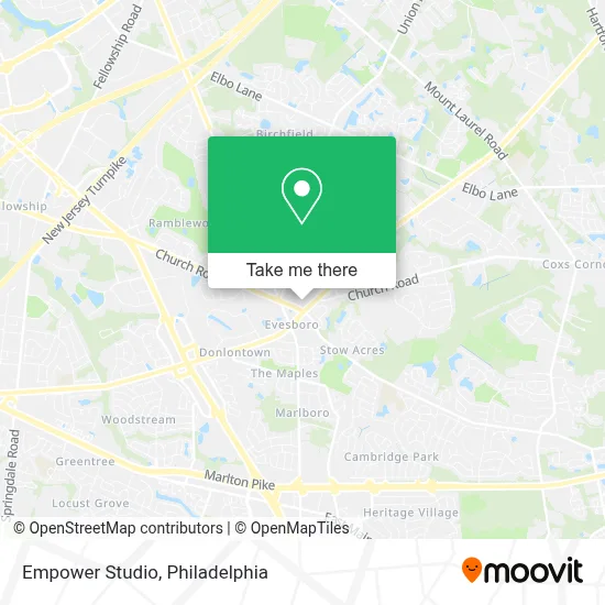 Empower Studio map