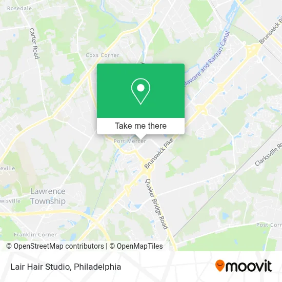 Lair Hair Studio map