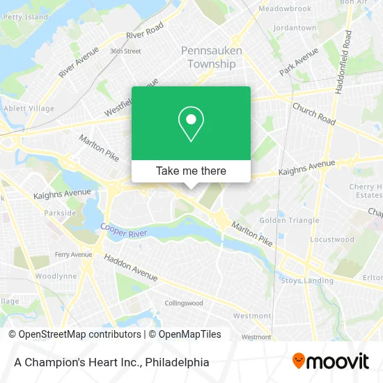 A Champion's Heart Inc. map