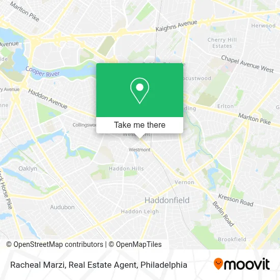 Racheal Marzi, Real Estate Agent map
