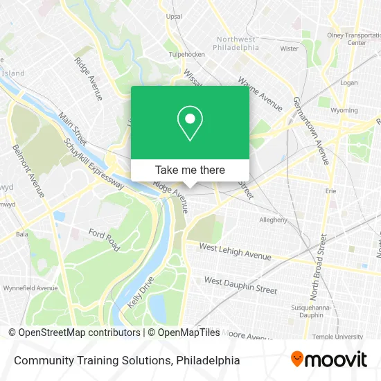 Community Training Solutions map