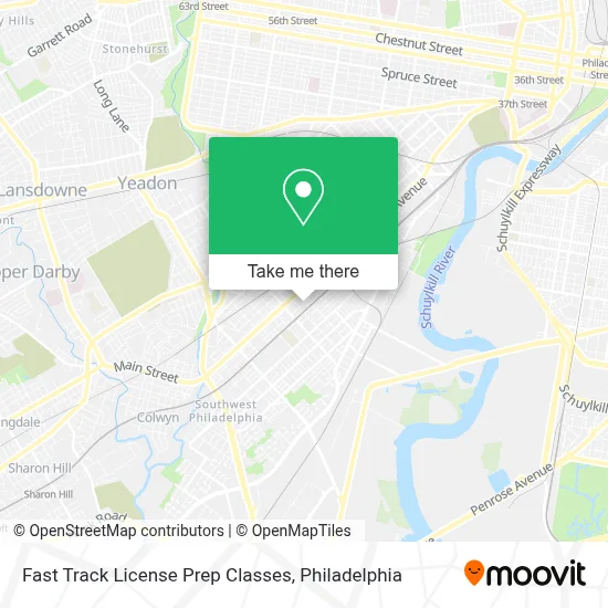 Fast Track License Prep Classes map