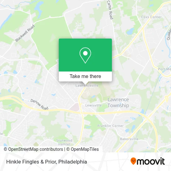 Hinkle Fingles & Prior map