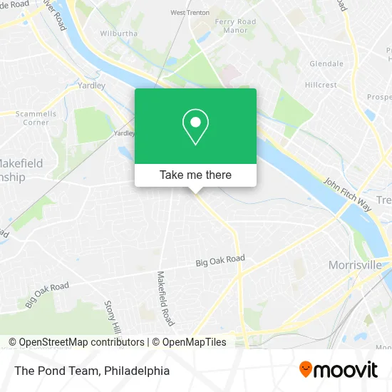 The Pond Team map