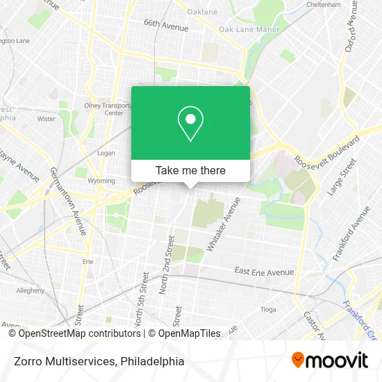 Zorro Multiservices map