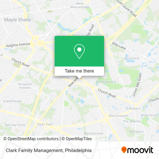 Clark Family Management map