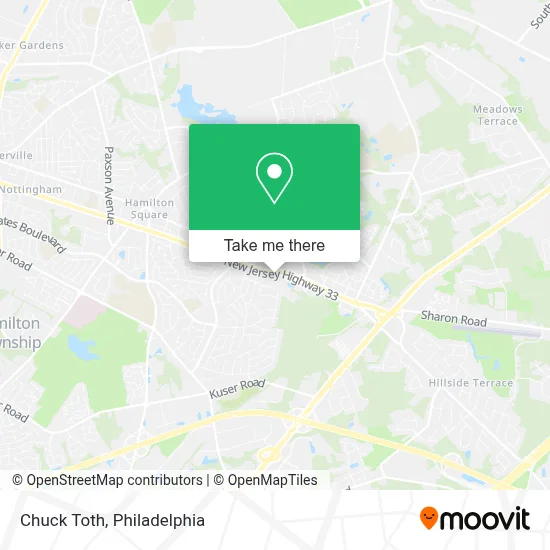 Chuck Toth map