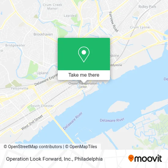 Operation Look Forward, Inc. map