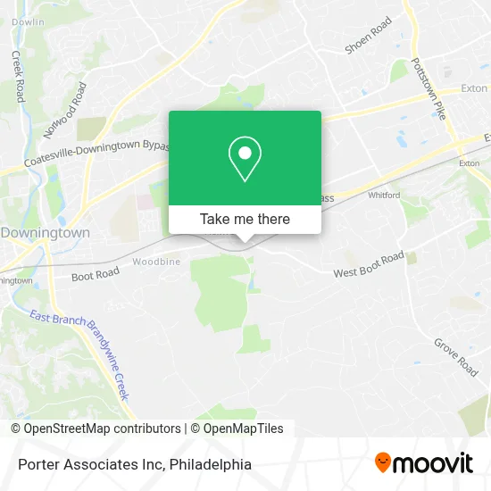 Porter Associates Inc map