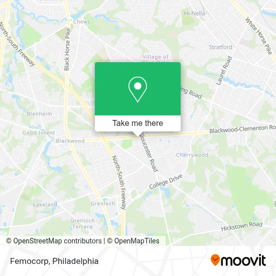 Femocorp map
