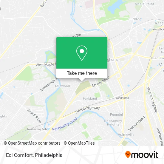 Eci Comfort map