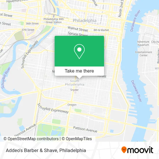 Addeo's Barber & Shave map