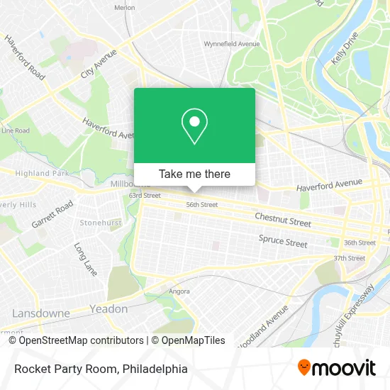 Rocket Party Room map